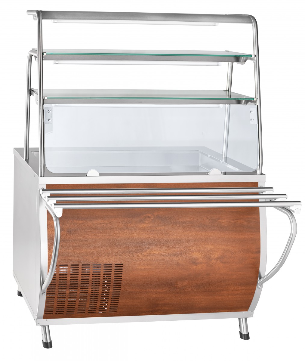 Прилавок холодильный охлаждаемая ванна ABAT ПВВ(Н)-70Т-НШ Машины для мойки котлов и подносов