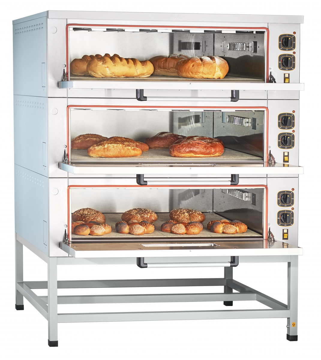 Шкаф пекарский подовый электрический нерж, камень ABAT ЭШП-3-01КП Машины посудомоечные